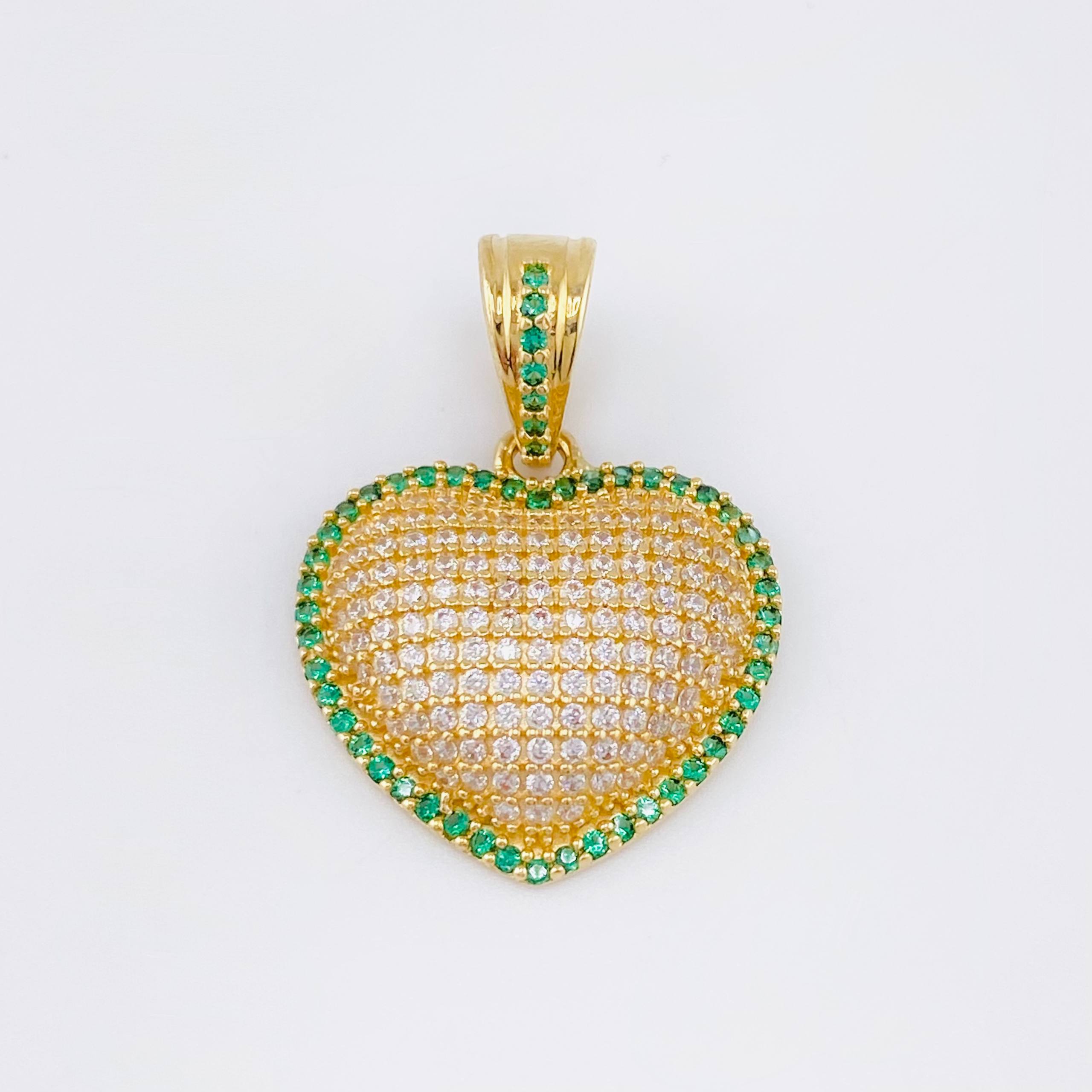 Dije Corazon Tupido 3.9gr / 2.5cm / Oro Amarillo 18K