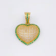 Dije Corazon Tupido 3.9gr / 2.5cm / Oro Amarillo 18K