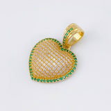 Dije Corazon Tupido 3.9gr / 2.5cm / Oro Amarillo 18K