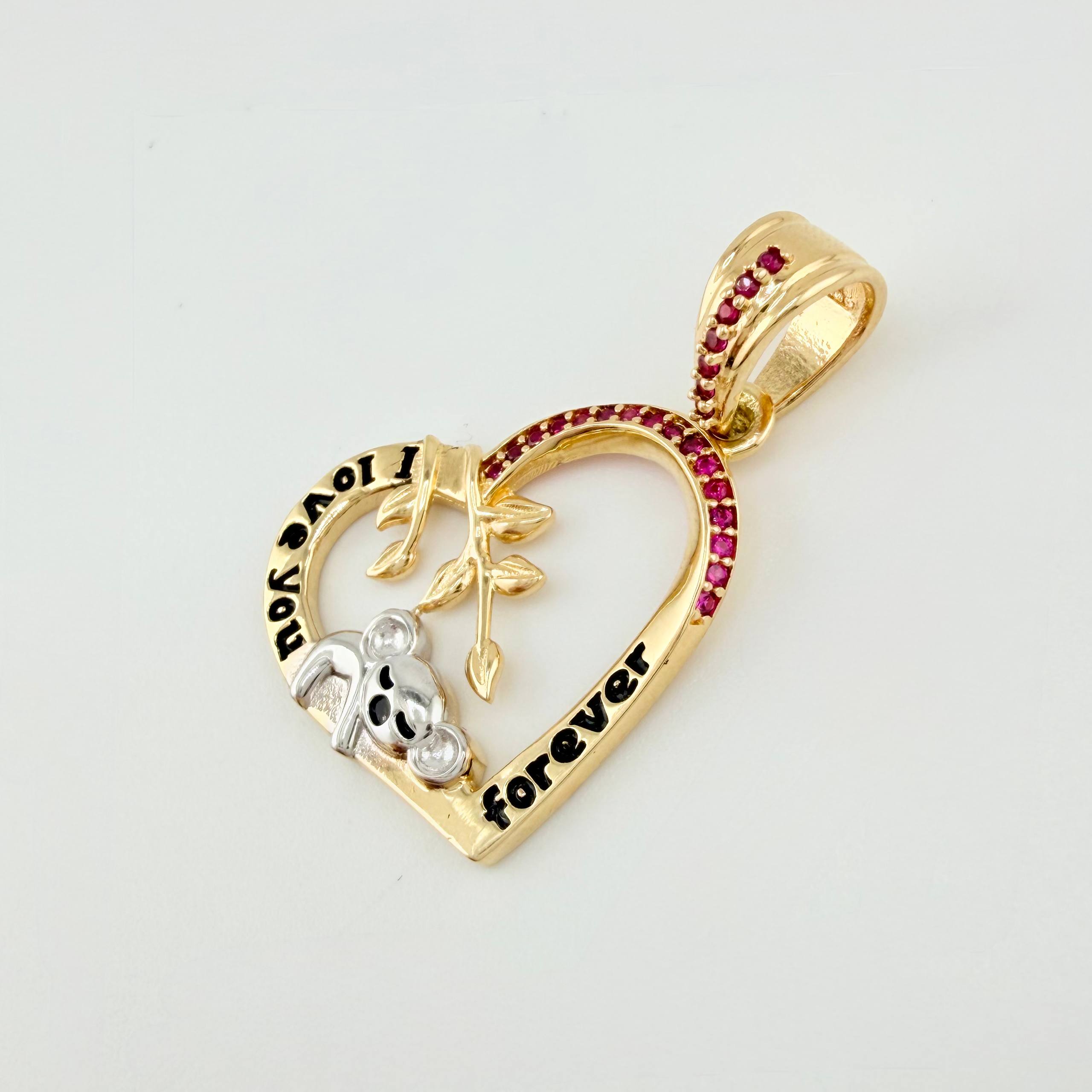 Dije Muerdago Coala 3.7gr / 3cm / Oro Amarillo 18K