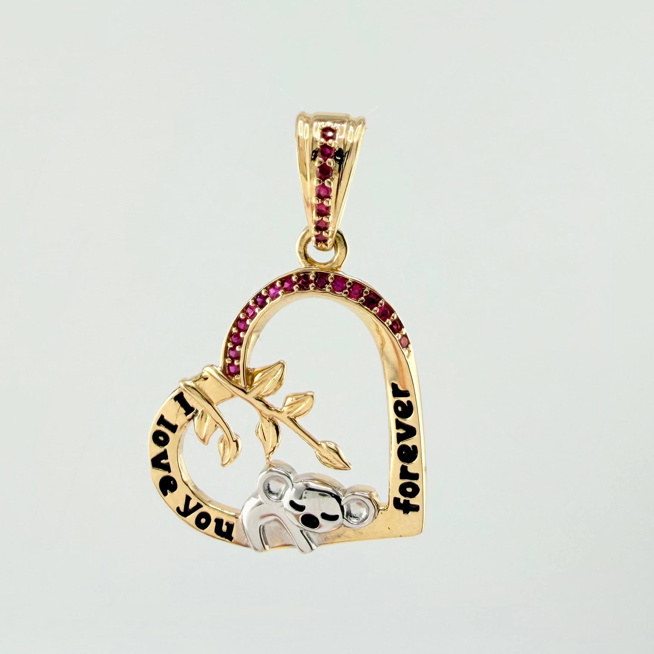 Dije Muerdago Coala 3.7gr / 3cm / Oro Amarillo 18K
