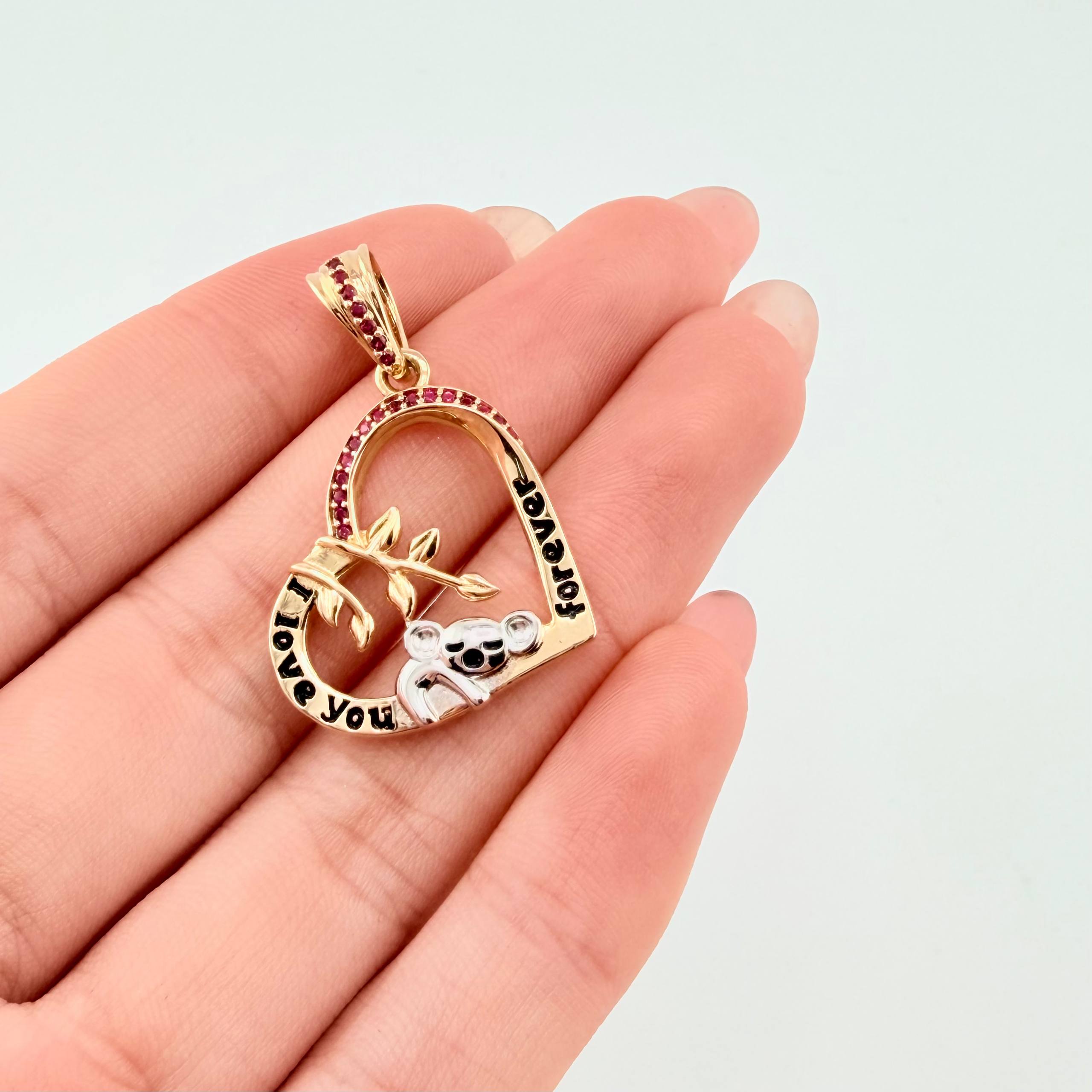 Dije Muerdago Coala 3.7gr / 3cm / Oro Amarillo 18K