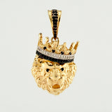 Dije Leon Corona 10.55gr / 4cm / Oro Amarillo 18K