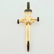 Dije Cruz Clavo 16.3gr / 7.5cm / Oro Amarillo 18K