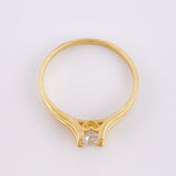 Anillo Solitario 2.1gr / T6 3/4 / Oro Amarillo 18K ©