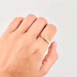 Anillo Solitario 2gr / T6 1/2 / Oro Amarillo 18K ©