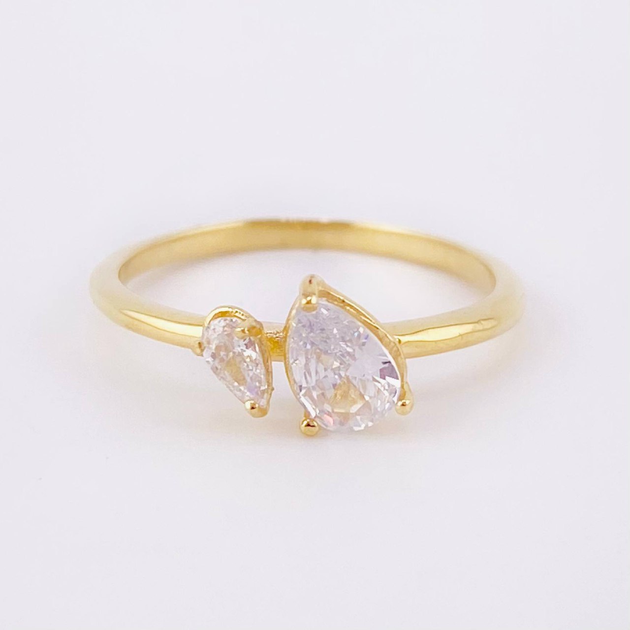 Anillo Gota 1.6gr / T8 / Oro Amarillo 18K