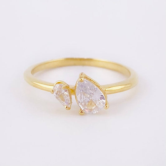 Anillo Gota 1.6gr / T8 / Oro Amarillo 18K