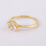 Anillo Gota 1.8gr / T6 / Oro Amarillo 18K ©