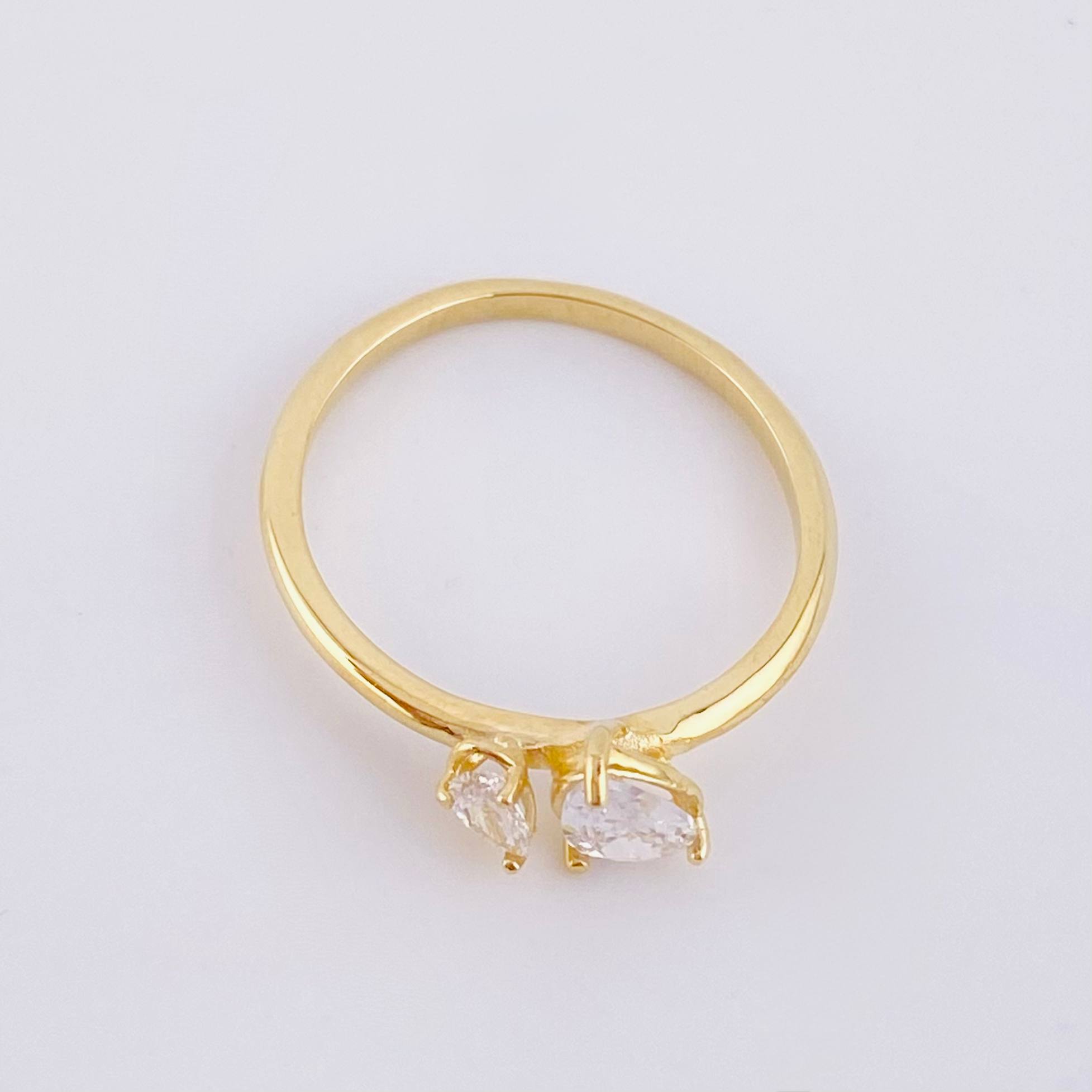 Anillo Gota 1.6gr / T8 / Oro Amarillo 18K