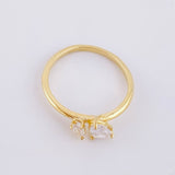 Anillo Gota 1.6gr / T8 / Oro Amarillo 18K