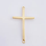 Herraje Cruz Curva 1.65gr / 4cm / Oro Amarillo 18K ©