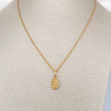Set Cadena y Dije Lazo + Virgen De Guadalupe 1.35gr / 50cm / Oro Amarillo 18K (Oferta) &