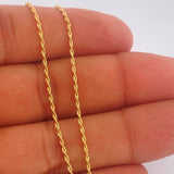 Set Cadena y Dije Lazo + Corazon 1.3gr / 50cm / Oro Amarillo 18K (Oferta) &