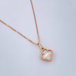 Set Cadena y Dije Veneciana + Trebol 2.2gr / 45.2cm / Oro Rosa 18K (Oferta) &