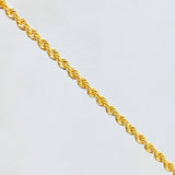 Cadena Lazo 2.9gr / 50cm / Oro Amarillo +3 18K *