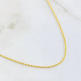 Cadena Lazo 1.85gr / 50cm / Oro Amarillo +3 18K *