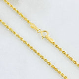 Cadena Lazo 1.85gr / 50cm / Oro Amarillo +3 18K *