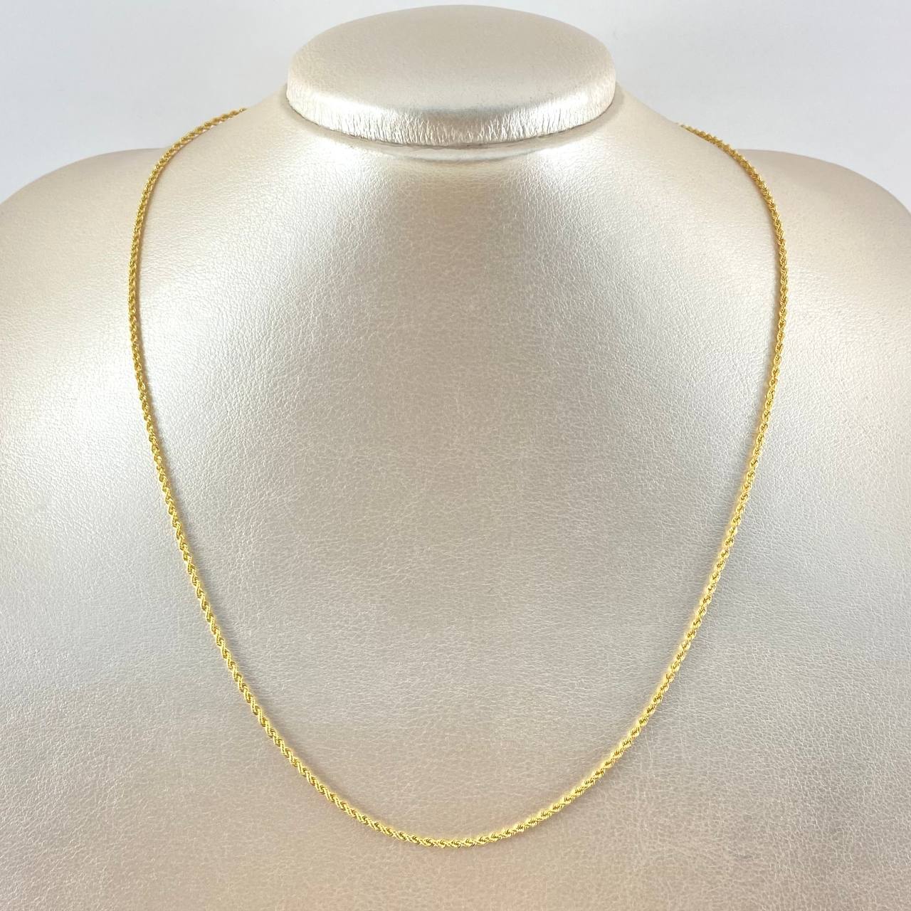 Cadena Lazo 1.85gr / 50cm / Oro Amarillo +3 18K *