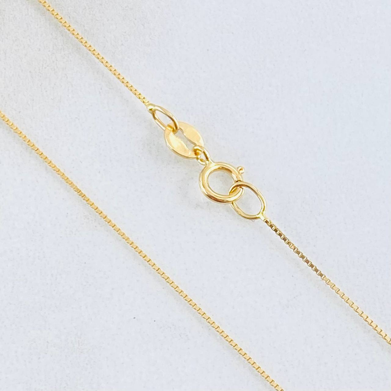 Set Cadena y Dije Veneciana + Corazón Estrella 1.35gr / 45cm / Oro Amarillo 18K (Oferta)