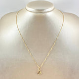 Set Cadena y Dije Veneciana + Silueta Mariposa 1.55gr / 45cm / Oro Amarillo 18K (Oferta)