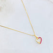 Set Cadena y Dije Veneciana + Corazón Estrella 1.35gr / 45cm / Oro Amarillo 18K (Oferta) ©