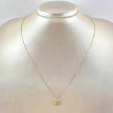 Set Cadena y Dije Veneciana + Corazón Estrella 1.35gr / 45cm / Oro Amarillo 18K (Oferta) ©