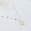 Set Cadena y Dije Veneciana + Corazón Estrella 1.8gr / 45cm / Oro Amarillo 18K (Oferta) *