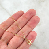Set Cadena y Dije Veneciana + Arbol 1.9gr / 45cm / Oro Amarillo 18K (Oferta) ©