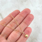 Set Cadena y Dije Veneciana + Corazón 1.7gr / 45cm / Oro Amarillo 18K (Oferta) ©