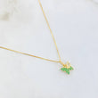 Set Cadena y Dije Veneciana + Mariposa 2.3gr / 45cm / Oro Amarillo 18K (Oferta) ©
