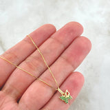 Set Cadena y Dije Veneciana + Mariposa 2.3gr / 45cm / Oro Amarillo 18K (Oferta) ©