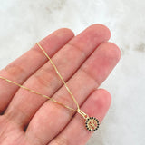 Set Cadena y Dije Veneciana + Arbol De La Vida 1.8gr / 45cm / Oro Amarillo 18K (Oferta)