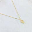 Set Cadena y Dije Veneciana + Niña 2.2gr / 45cm / Oro Amarillo 18K (Oferta)