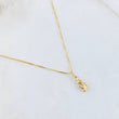 Set Cadena y Dije Veneciana + Angel 1.15gr / 45cm / Oro Amarillo 18K (Oferta) ©