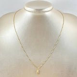 Set Cadena y Dije Veneciana + Angel 1.15gr / 45cm / Oro Amarillo 18K (Oferta) ©