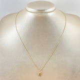 Set Cadena y Dije Veneciana + Trebol Silueta 1.4gr / 45cm / Oro Amarillo 18K (Oferta) *