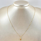 Set Cadena y Dije Veneciana + Estrella David 1.45gr / 45cm / Oro Amarillo 18K (Oferta)