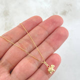 Set Cadena y Dije Veneciana + Tortuga 1.25gr / 45cm / Oro Amarillo 18K (Oferta) ©