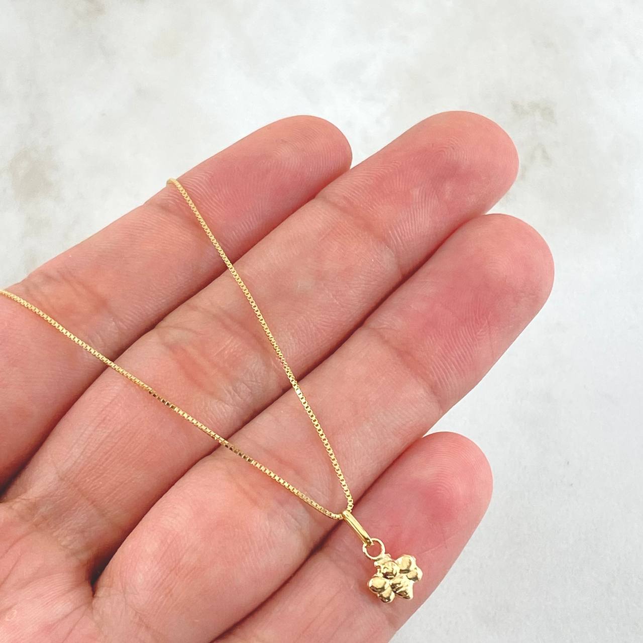 Set Cadena y Dije Veneciana + Abeja 1.35gr / 45cm / Oro Amarillo 18K (Oferta)
