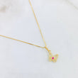 Set Cadena y Dije Veneciana + Mariposa Filigrana 1.9gr / 45cm / Oro Amarillo 18K (Oferta) *