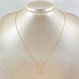 Set Cadena y Dije Veneciana + Mariposa Filigrana 1.9gr / 45cm / Oro Amarillo 18K (Oferta) *
