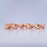 Candongas Demi 5.85gr / 4cm / Oro Rosa 18K $