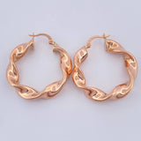 Candongas Azir 5.45gr / 3.5cm / Oro Rosa 18K $