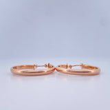 Candongas Nati 1.75gr / 2.7cm / Oro Rosa 18K $