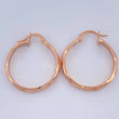Candongas Nia 1.1gr / 2.6cm / Oro Rosa 18K $