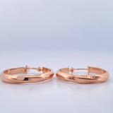 Candongas Nia 1.1gr / 2.6cm / Oro Rosa 18K $