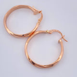 Candongas Nia 1.1gr / 2.6cm / Oro Rosa 18K $