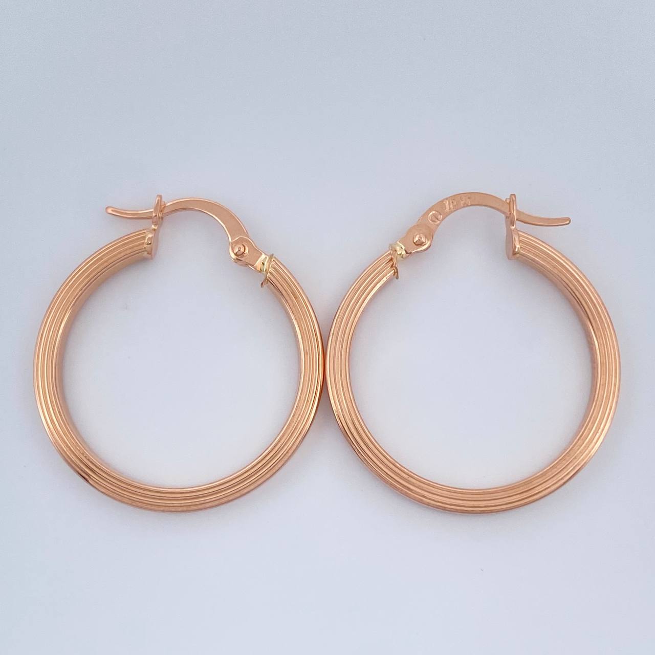 Candongas Andy 1.65gr / 2.6cm / Oro Rosa 18K $