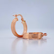 Candongas Tornillo 2.1gr / 2cm / Oro Rosa 18K $